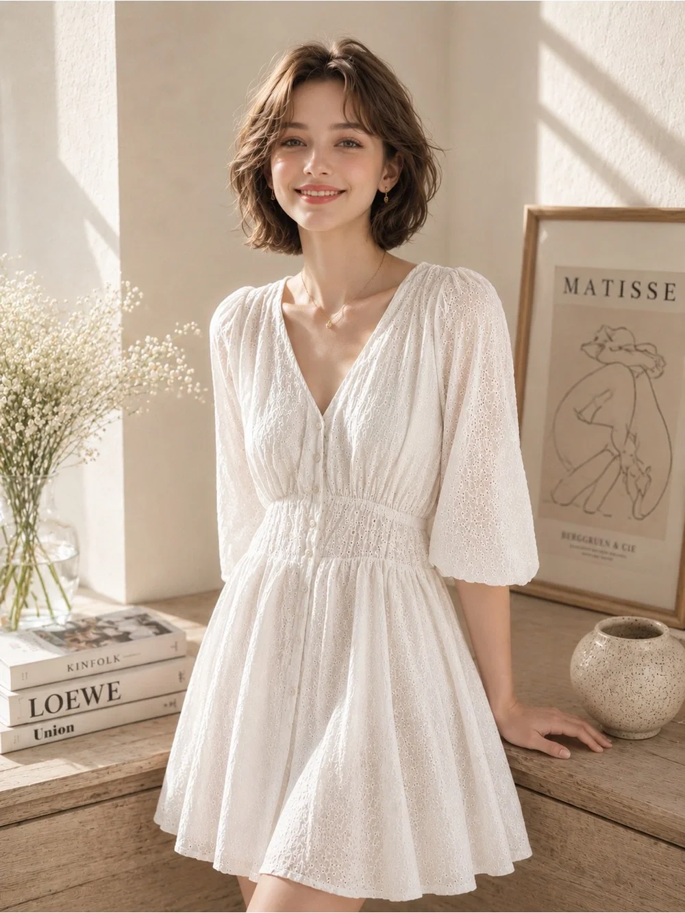 white eyelet dress zara Dresses | Zara Mini | Color: White ZARA White Eyelet Halter Midi